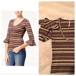 Free People striped top